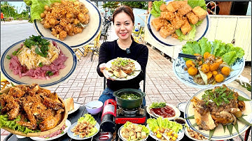 Món ngon Châu Đốc tại chợ đêm với nhiều món giá rẻ nhưng rất ngon | SONG HỶ VLOG #279