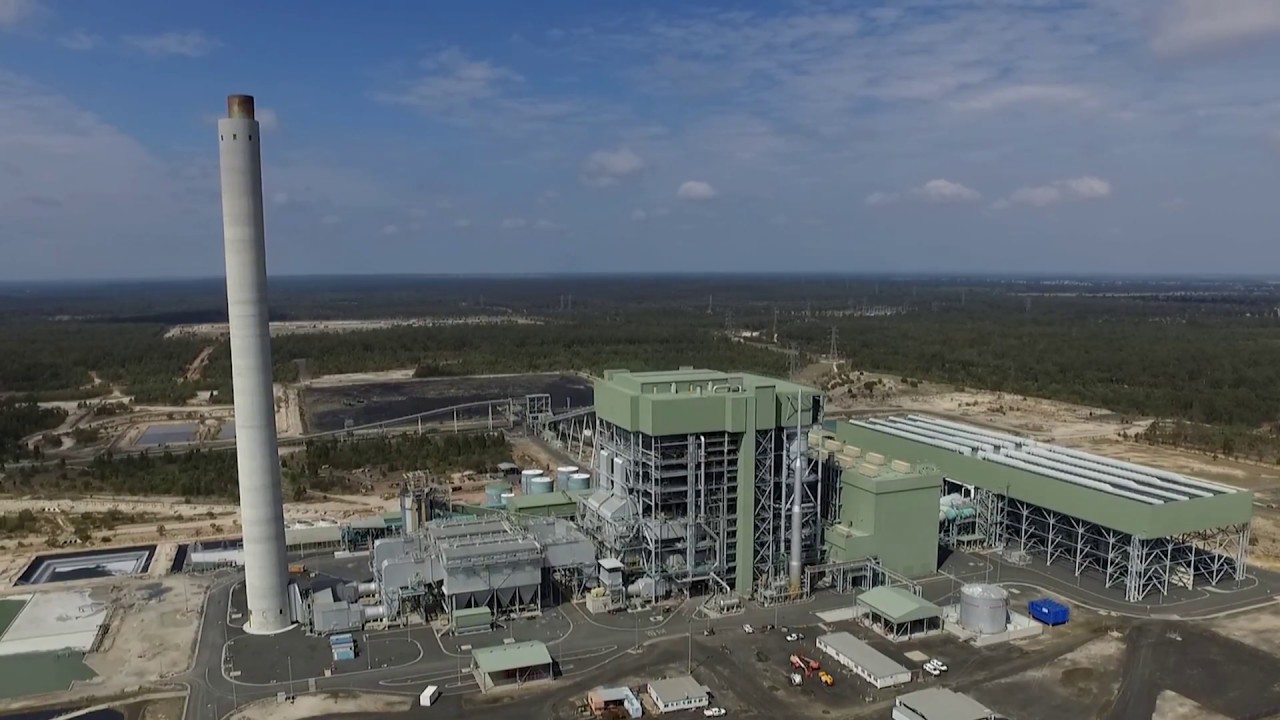 Kogan Creek Power Station flyover video YouTube