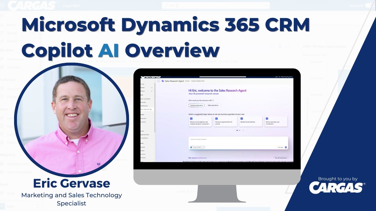 Microsoft Dynamics 365 CRM Copilot AI Overview - YouTube