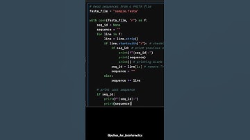 Read FASTA Files in Python | Bioinformatics Made Easy