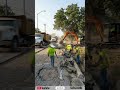 Renovating #DESTROED road to modern and best Road #restoration #backyard #restored #entertainment