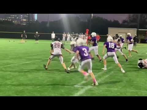 The Kinkaid School 8th Grade Football - 14 October 2021 - vs. SJS, Morgan Tannery 99 Yard Run