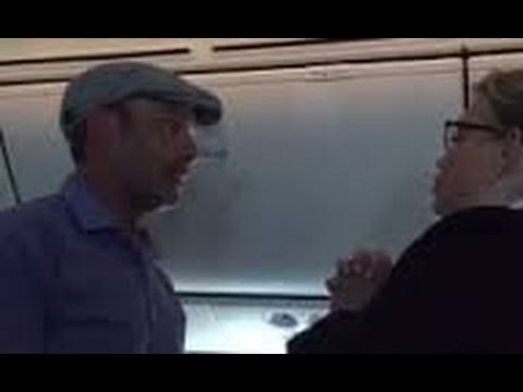 Passenger Kicked Off Plane After Racist Rant on United Airlines Flight (FULL VIDEO)