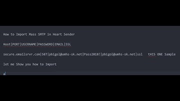 How to Import Bulk SMTP in Heart Sender New Version 2021  - Add Multiple SMTP List In HeartSender V3