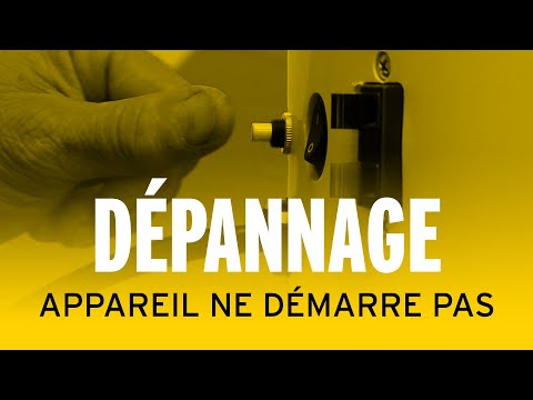 Aspirateur central ne veut pas démarrer