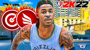 NBA 2K22 JA MORANT BUILD | INSANE PG BUILD W/ CONTACT DUNKS & HOF PLAYMAKING | 59 BADG
