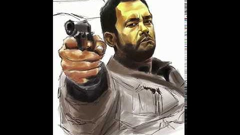 Timelapse Video of #Digital #Portrait - #TomHanks in #SavingPrivateRyan | #Procreate on #Apple #iPad