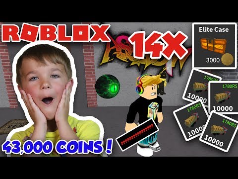 Opening Brand New Cases In Roblox Assassin 12000 Coins Elite Case Unboxing Giveaway Winners Youtube - spending 42000 coins in roblox assassin crazy elite case opening