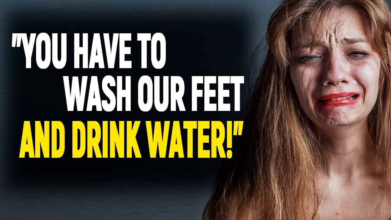 YOU HAVE TO WASH OUR FEET AND DRINK WATER," HER MOTHERINLAW YELLED AT