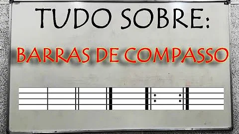Como se chama as linhas verticais que separam os compassos?