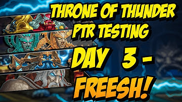 THRONE OF THUNDER PTR DAY 3 - going fresh and focusing so no cam
