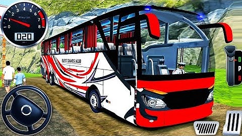 American Offroad Bus simulator 3D Game - city coach bus simulator Game 2025- Android Gameplay #viral