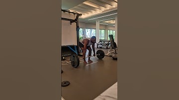 Day 4/4 Pendlay Rows set 5/5 x 5reps (60, 70, 80, 90, 100kg video)