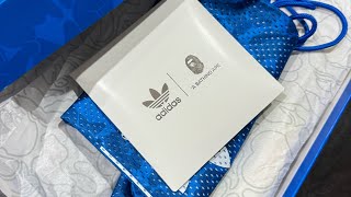 2024 Bathing Ape BAPE X Adidas STAN SMITH Sneakers ABC Camo Green quick unboxing & impressions