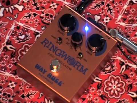 Way Huge RINGWORM Ring Modulator guitar effects pedal demo