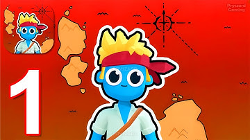 Age Of Sails - Gameplay Walkthrough Part 1 Ocean Raft Pirate Adventure (iOS,Android)