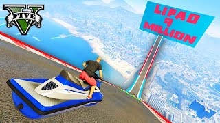 GTA V Online: MEGA RAMPA DO LIPÃO com JETSKI!!! (CORRIDA INCRÍVEL)