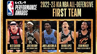 2023 NBA All-Defensive First Team!