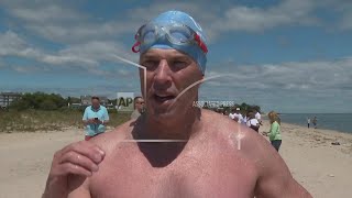 Endurance swimmer completes circumnavigation of Martha’s Vineyard ahead of ‘Jaws’ 50th