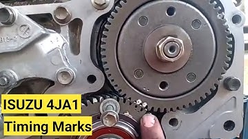 ISUZU 4JA1 engine timing marks || Asad info plug