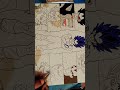 Drawing of Vegeta all forms #drawing #vegeta 🤯👍💪🔥