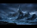 Gothic winter music  jagged cliffs of ice  dark mystery