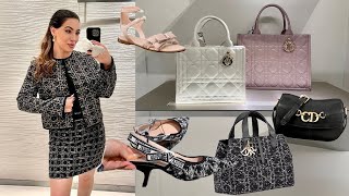 Dior Spring Summer 24 New Bags, Shoes & RTW Tweed | London Shopping Vlog + Schiaparelli