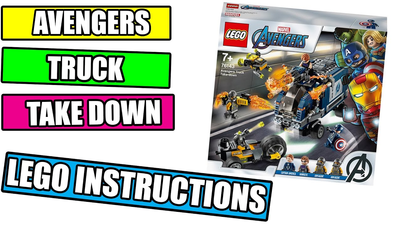 LEGO Avengers Truck Take Down INSTRUCTIONS - LEGO MARVEL 2020 - 76143