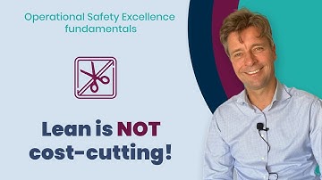 Lean is NOT about cost-cutting!