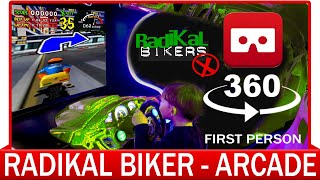 360° VR VIDEO - RadiKal Biker - Pizza Delivery - Pizza Game - Arcade Game - VIRTUAL REALITY 3D screenshot 5