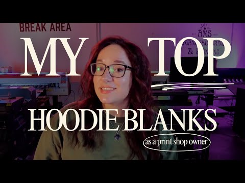 Best Blank Hoodies For DTF & Screen Printing