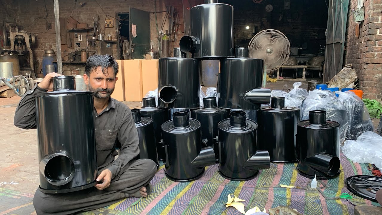 Amazing Process of Making Heavy Tractor Air cleaner.Truck Air Filter ...