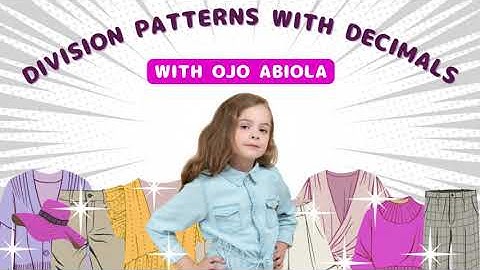 Division Patterns With Decimals | Grade 4 | Grade 5