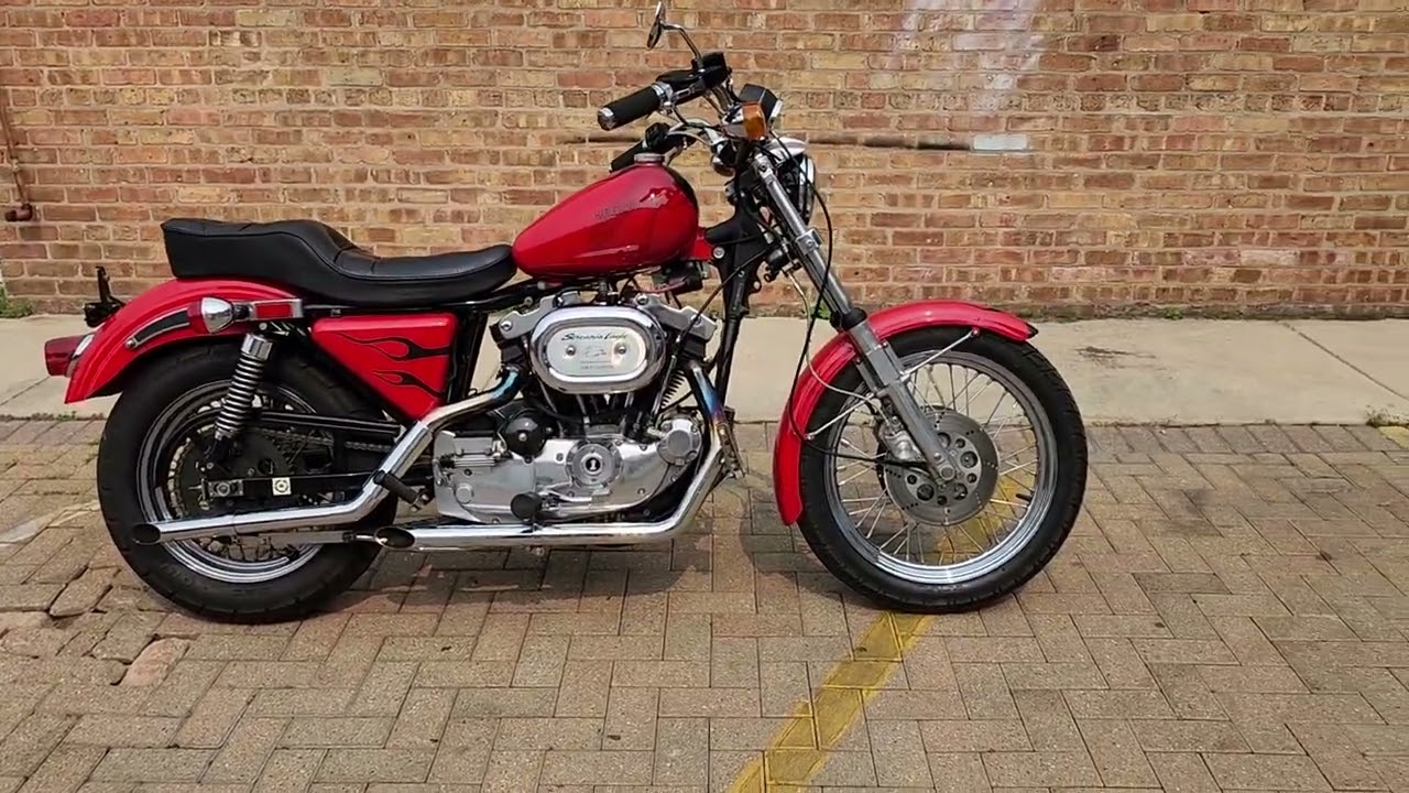 1979 AMF Harley Davidson XLH Sportster Ironhead - YouTube