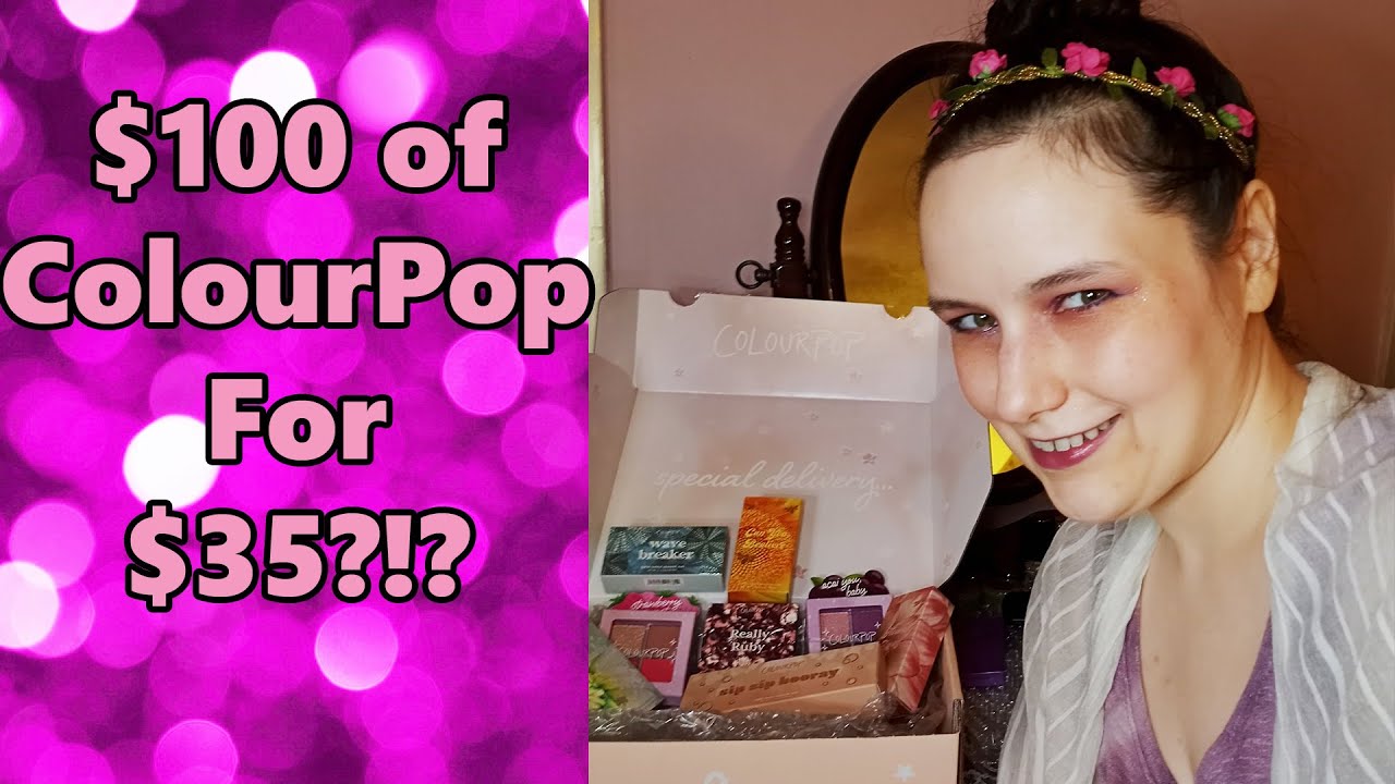 My $100+ for $35 Colour Pop Haul Unboxing - So Many Super Shocks Shadows!!! Last Call Sale