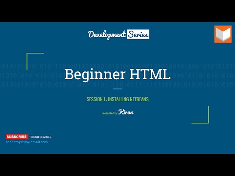 Beginner HTML : Session 1 - Installing Netbeans IDE