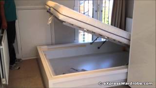 bed ikea storage malm