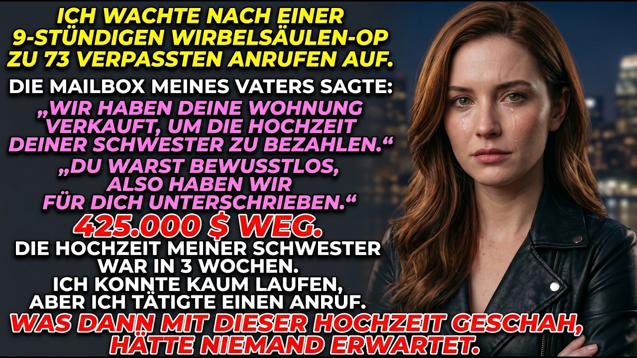 Sie haben meine Wohnung im OP verkauft – sie wussten nicht, dass ich noch ein Haus besitze.