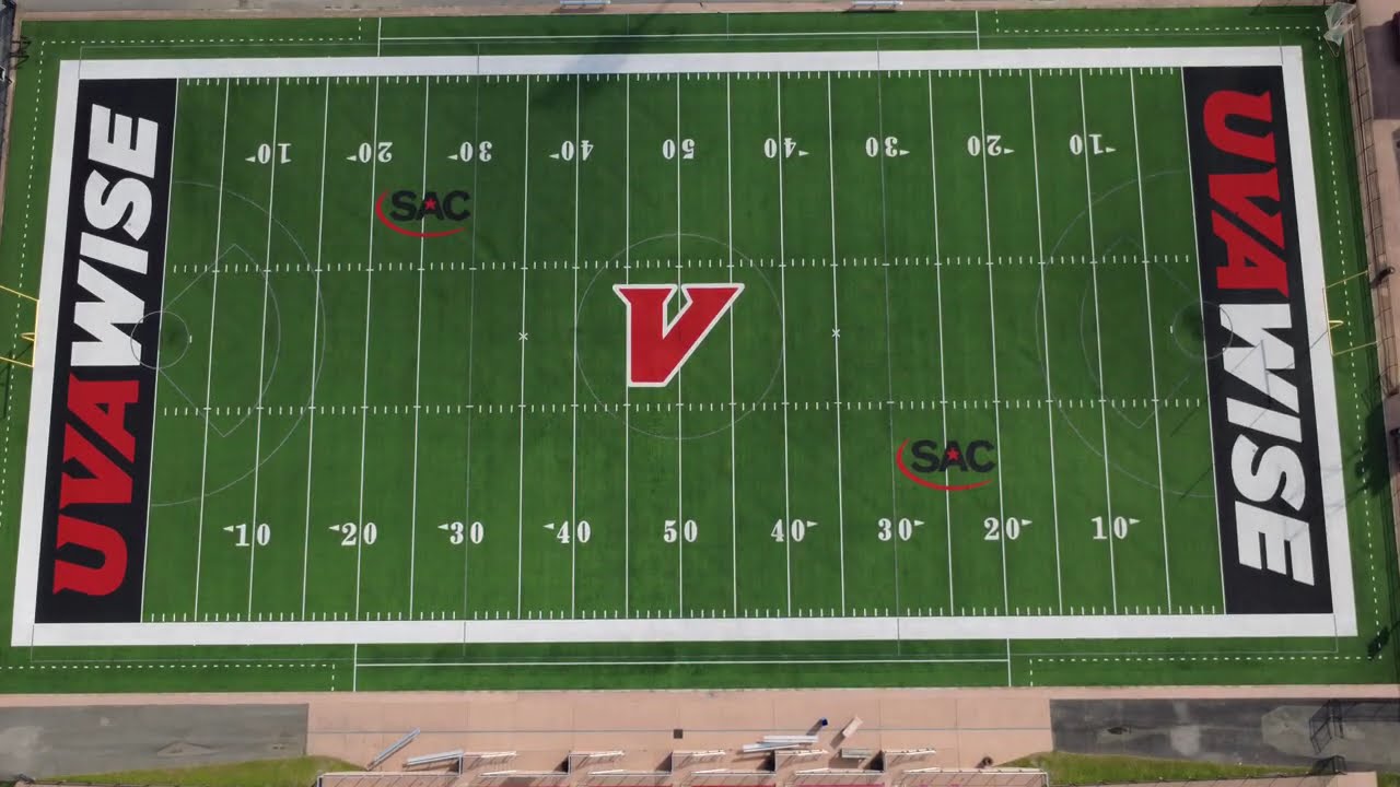 UVA Wise Football Field Drone Flyover