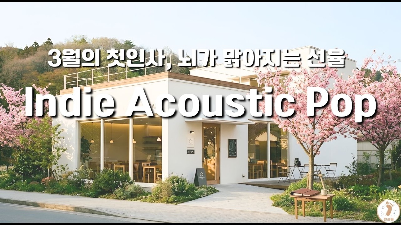 [Playlist] 개강 첫 주, 뇌를 깨우는 맑은 BGM 🎸 3월의 햇살처럼 화사한 카페 음악 | Indie Acoustic Pop