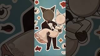 Sprunki Wedding Stickers 💍✨ | ASMR Journal Decor #asmr #sticker #sprunki #decor
