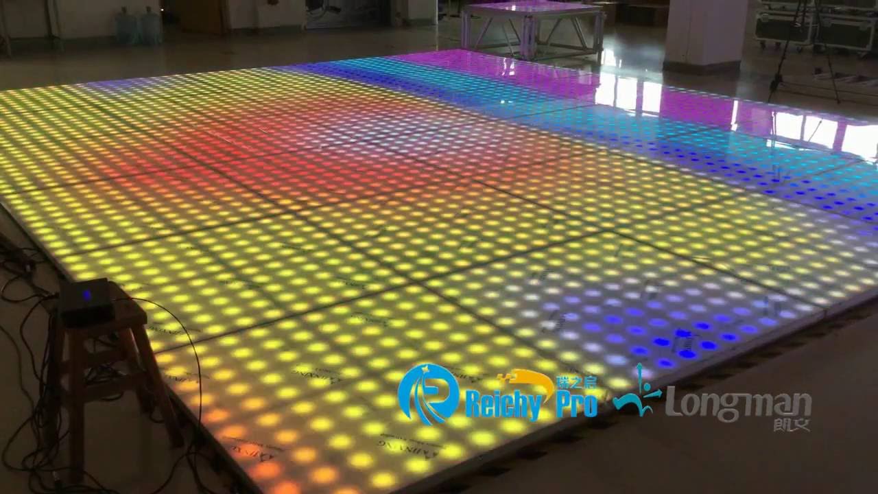 100 pixels digital led dance floor, stage panle Vividance 100 for disco