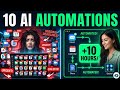 10 AI Automations That Save Me 10 Hours Every Week (No Code, 2026 Guide) #chatgpt #technology