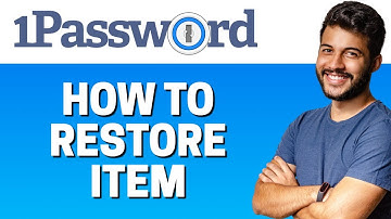 How to Restore Item in 1Password