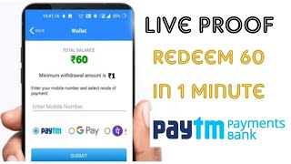 Live proof || How redeem money from spin pay app || #newapp #newearningapptoday #newwaytoearn screenshot 4