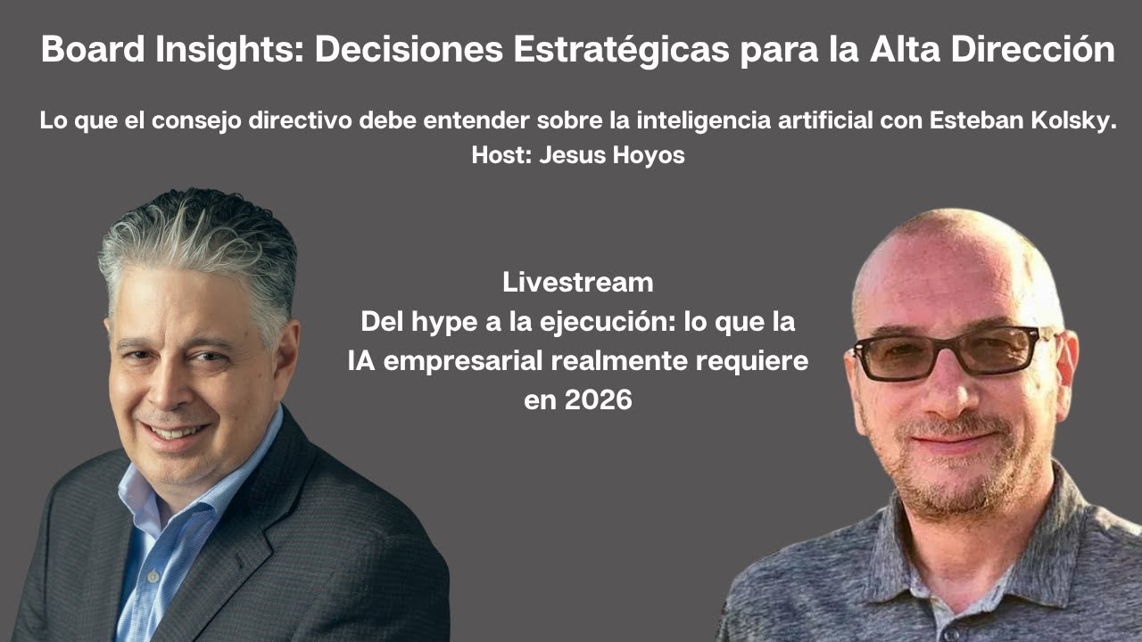 Del hype a la ejecución: Lo que el AI empresarial realmente requiere en 2026
