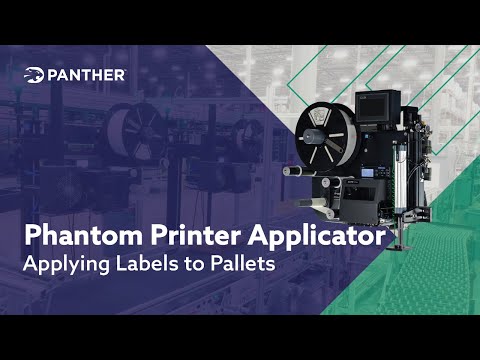 Phantom Printer Applicator Applying Labels to Pallets thumbnail