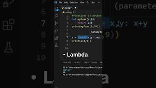 Lambda functions in python