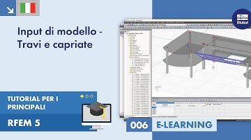 RFEM 5 Tutorial per principianti | 006 Input del modello - Travi emergenti e travi reticolari