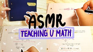 ASMR Teaching you math basics - Pharmacy ✏️| writing sounds, whispering
